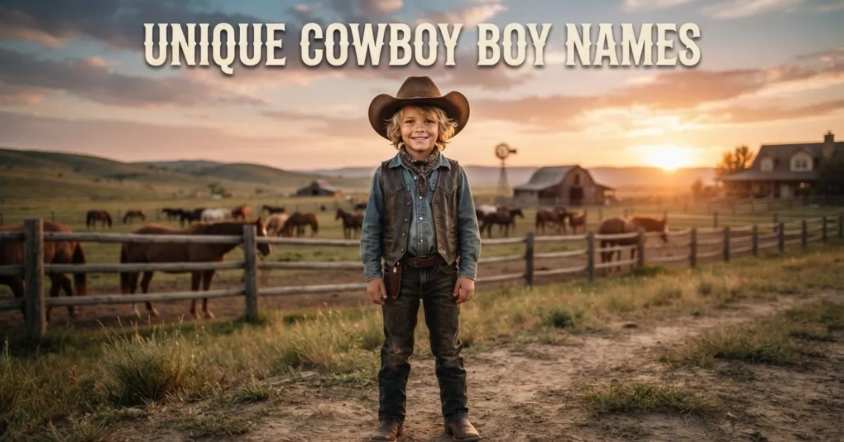 Unique Cowboy Boy Names