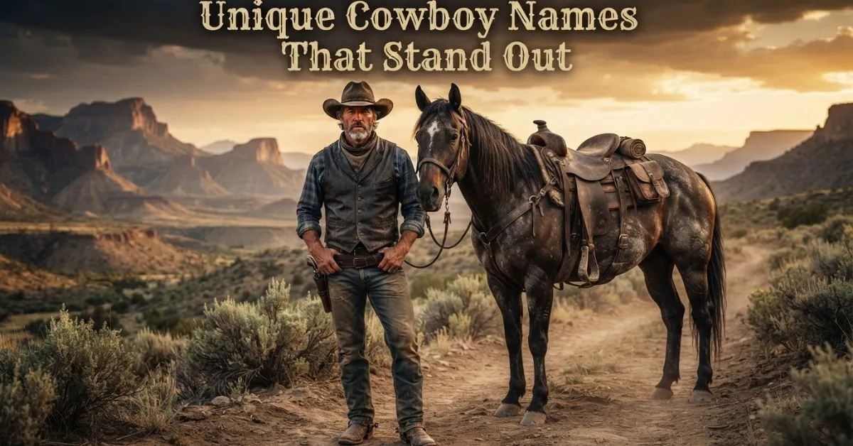 Unique Cowboy Names That Stand Out