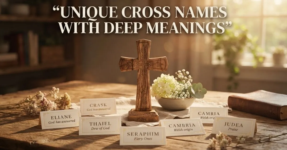 Unique Cross Names With Deep Meanings