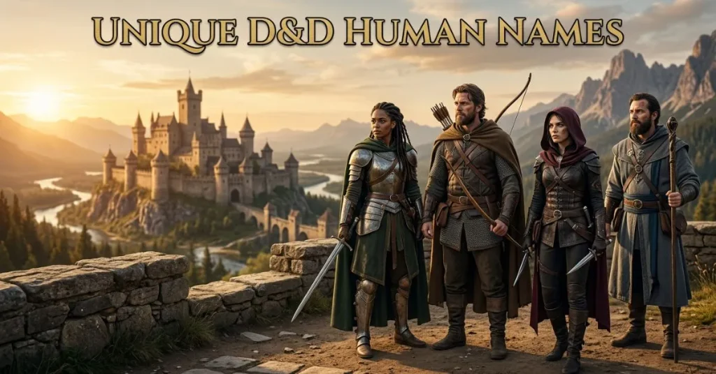Unique D&D Human Names