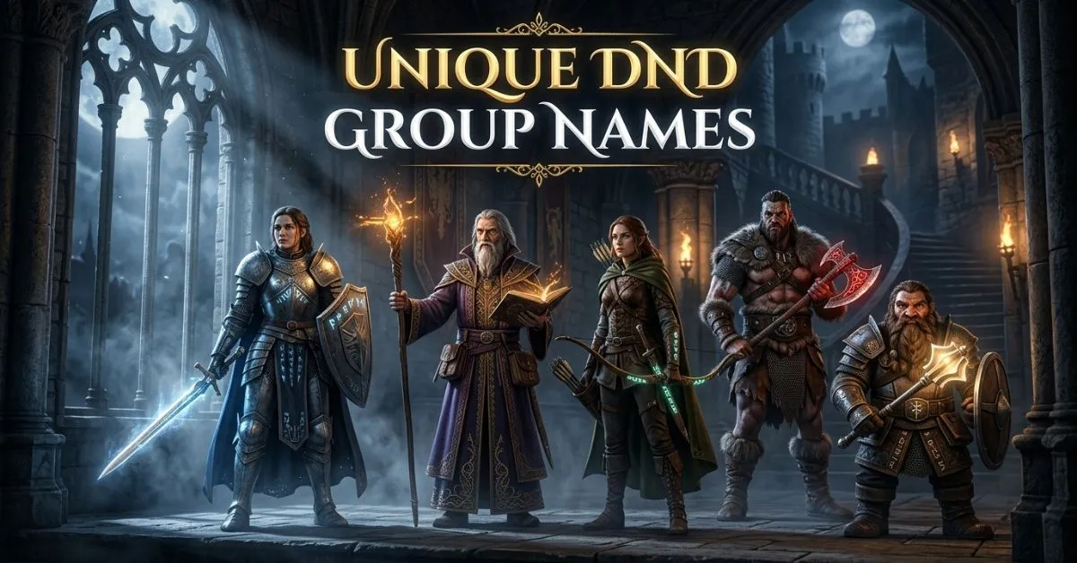Unique DND Group Names