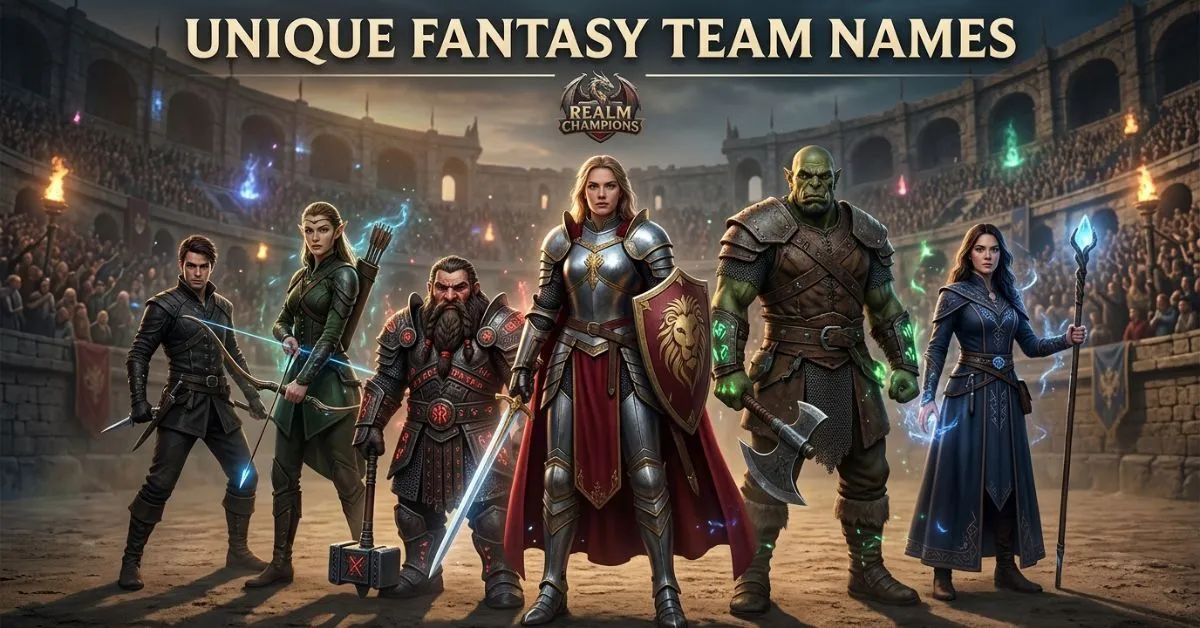 Unique Fantasy Team Names