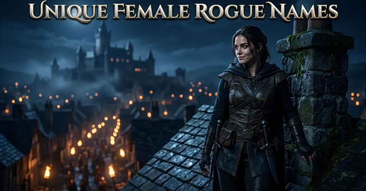 Unique Female Rogue Names