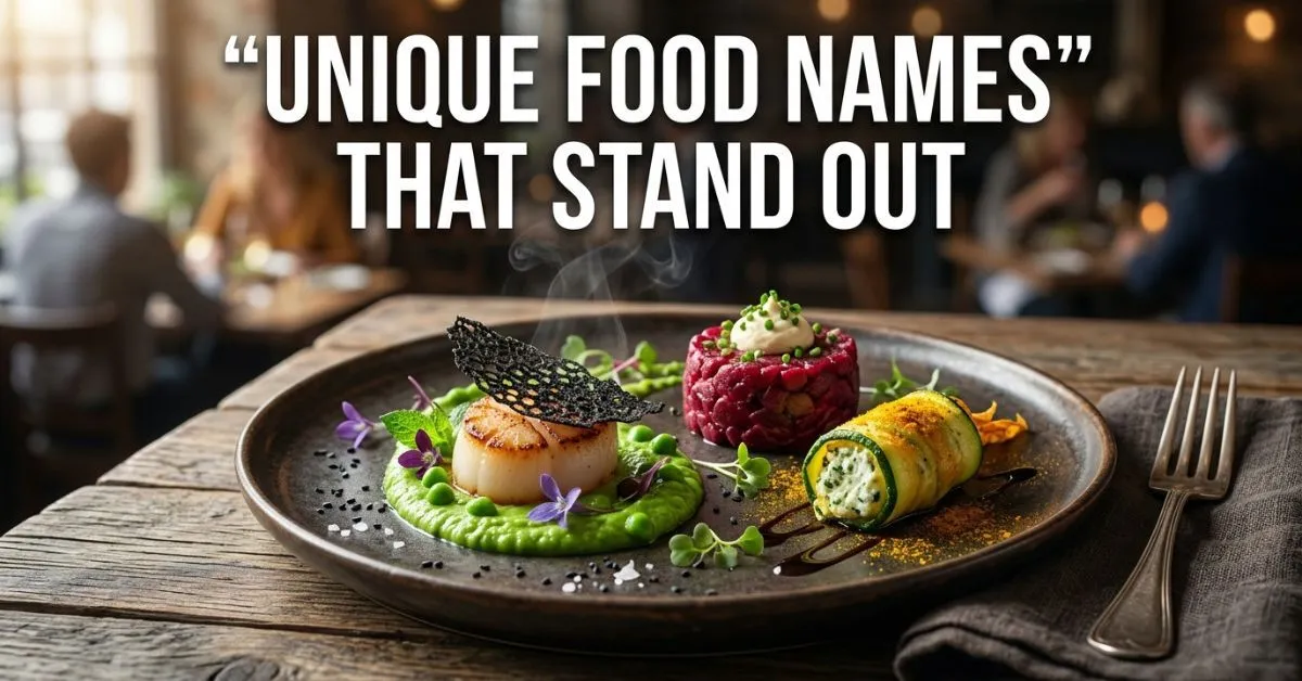Unique Food Names That Stand Out