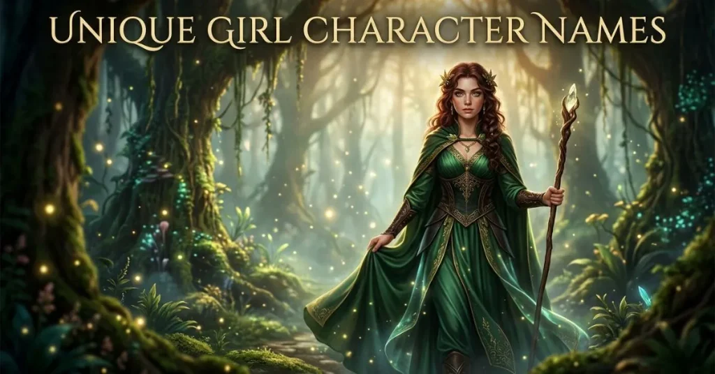 Unique Girl Character Names