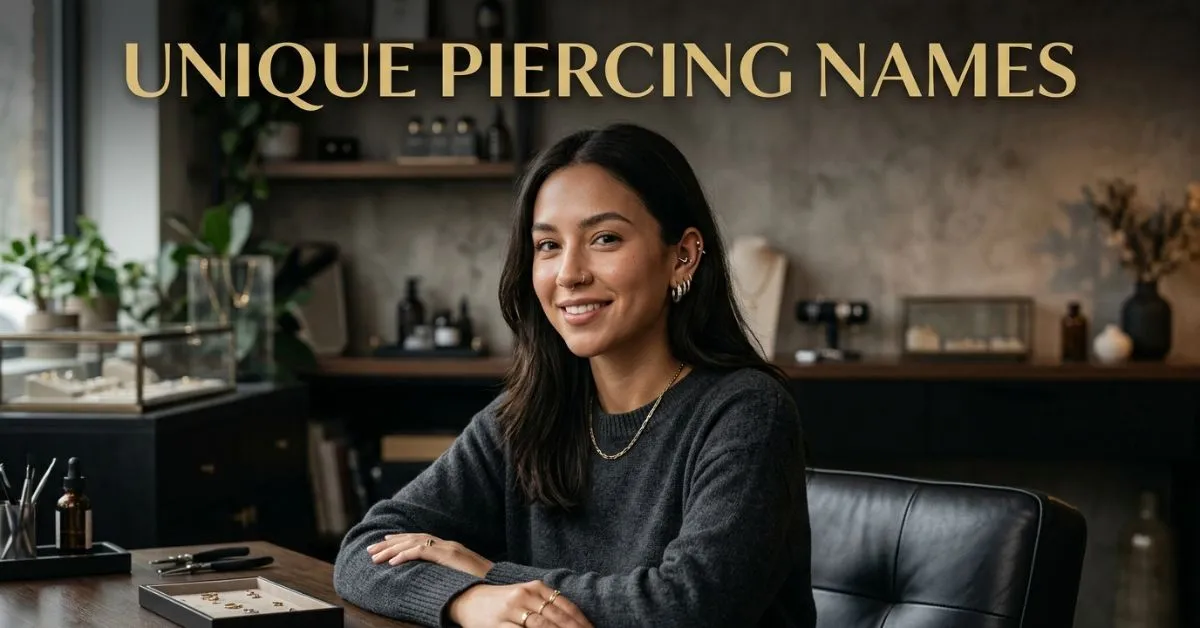 Unique Piercing Names