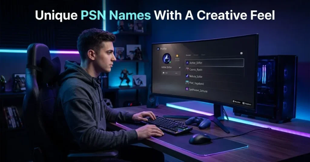 Unique PSN Names With A Creative Feel
