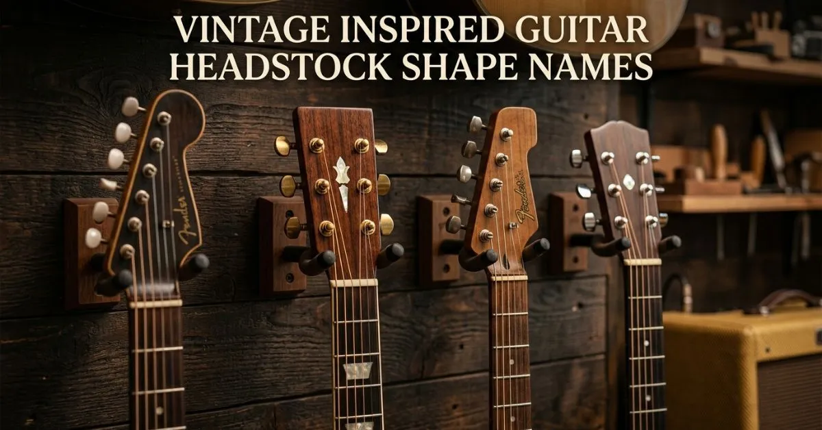 Vintage Inspired Guitar Headstock Shape Names