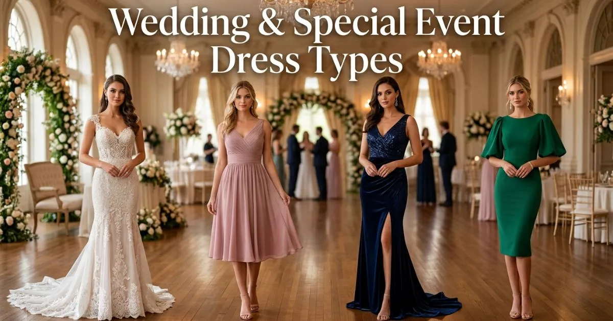 Wedding & Special Event Dress Types