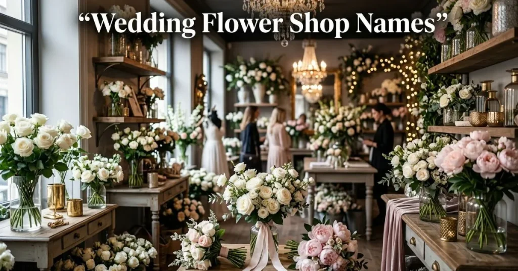 Wedding Flower Shop Names