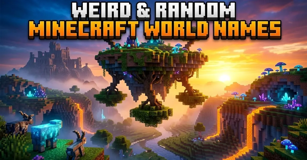 Weird & Random Minecraft World Names
