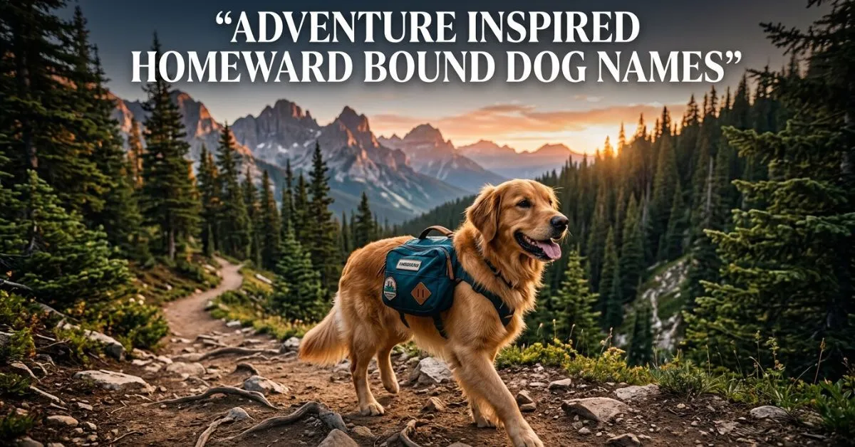 Adventure Inspired Homeward Bound Dog Names