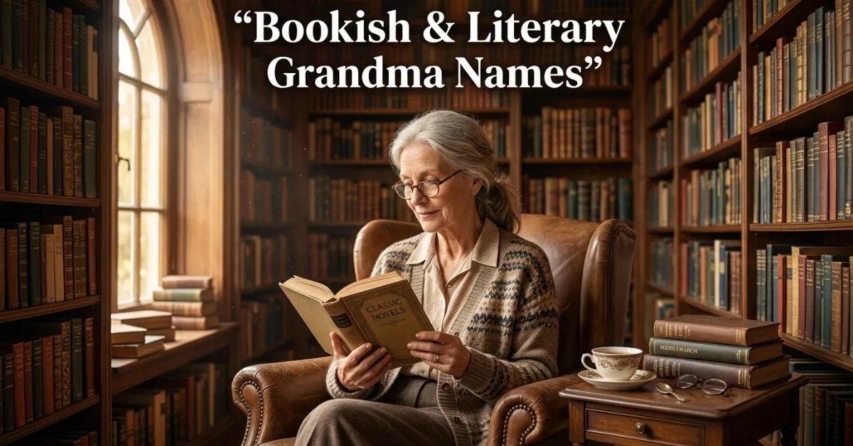 Bookish & Literary Grandma Names
