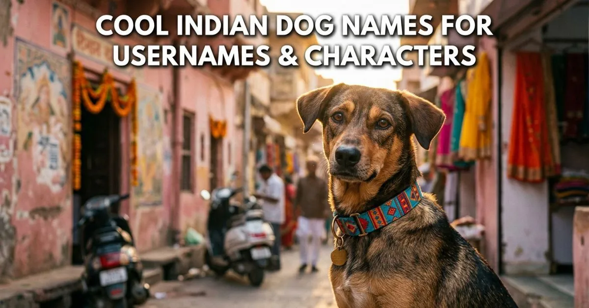 Cool Indian Dog Names For Usernames & Characters