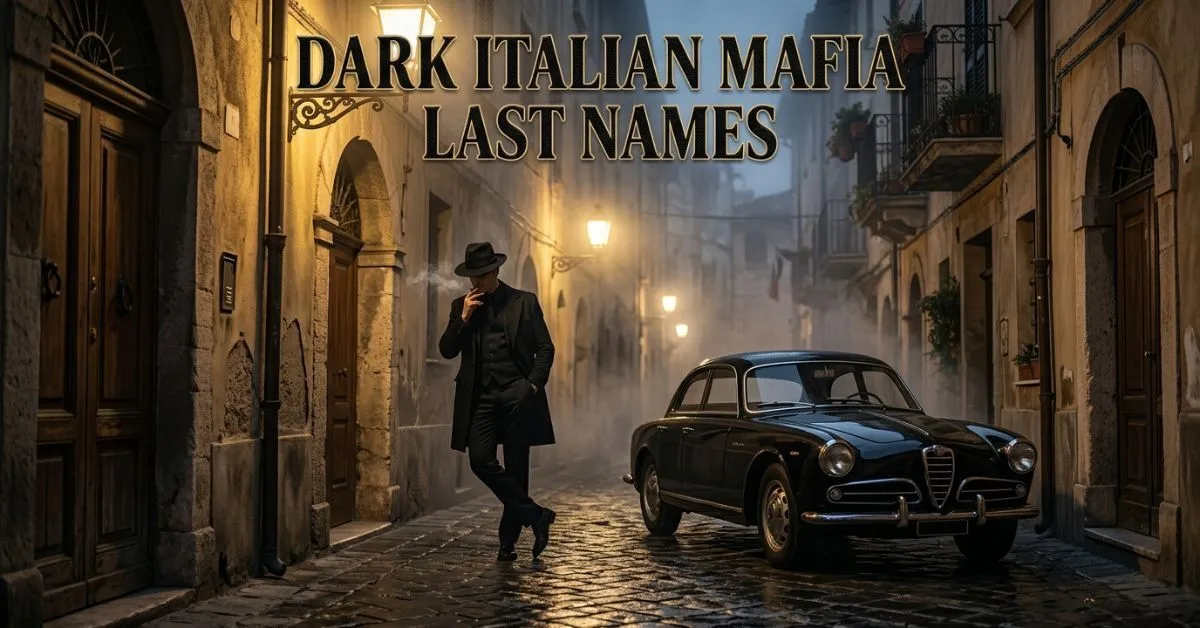 Dark Italian Mafia Last Names