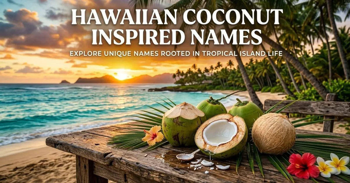 Hawaiian Coconut Inspired Names