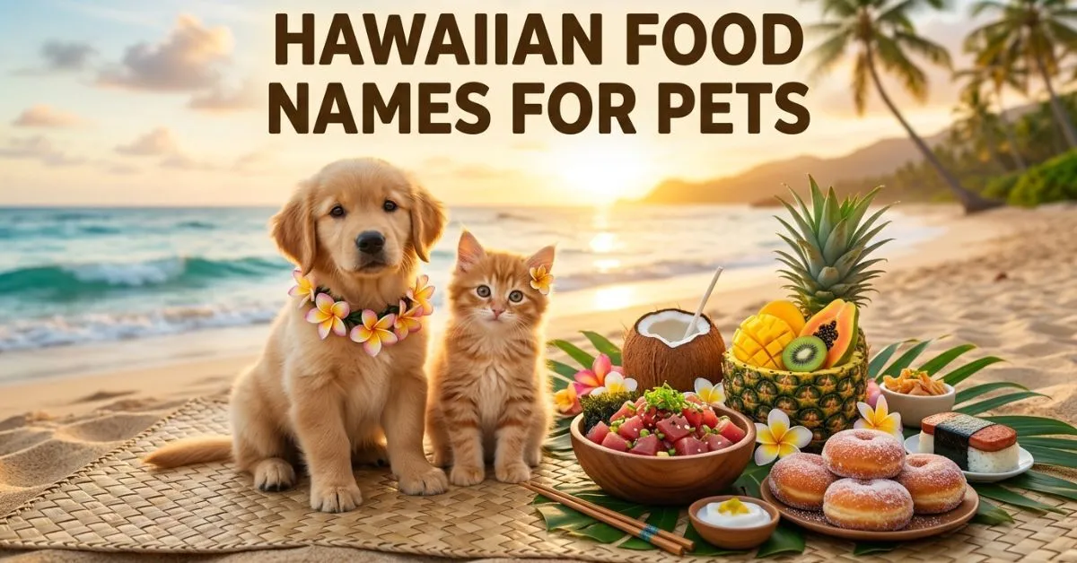 Hawaiian Food Names For Pets