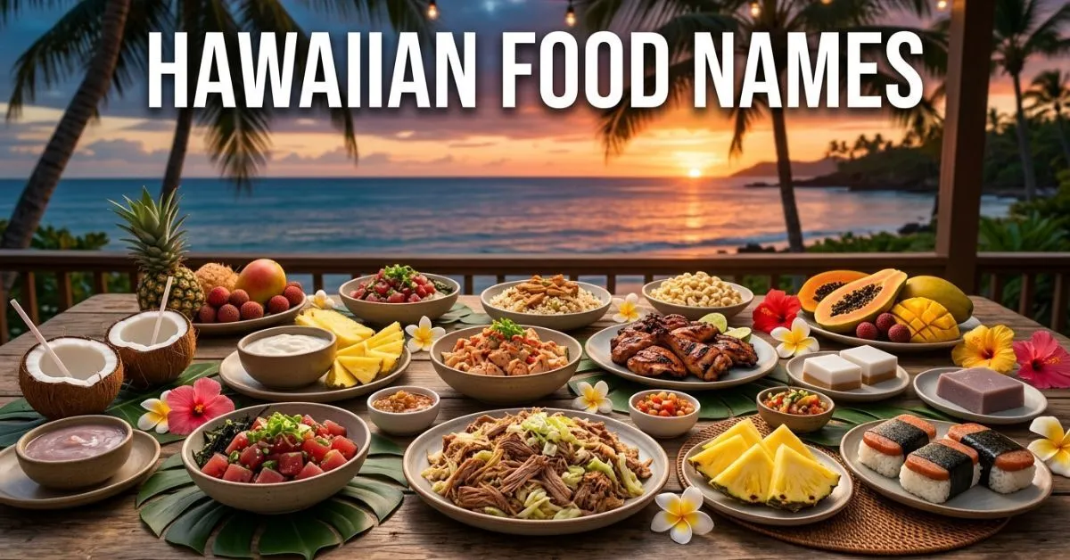 Hawaiian Food Names