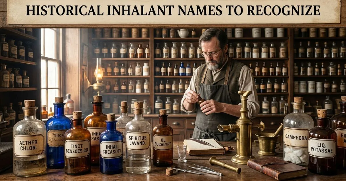 Historical Inhalant Names To Recognize