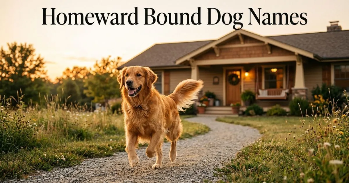 Homeward Bound Dog Names