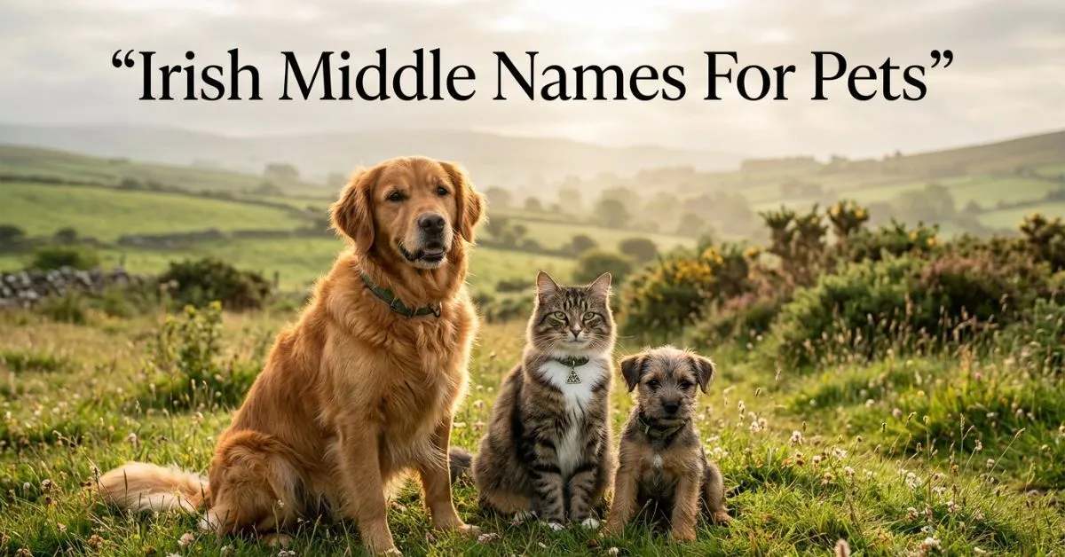 Irish Middle Names For Pets