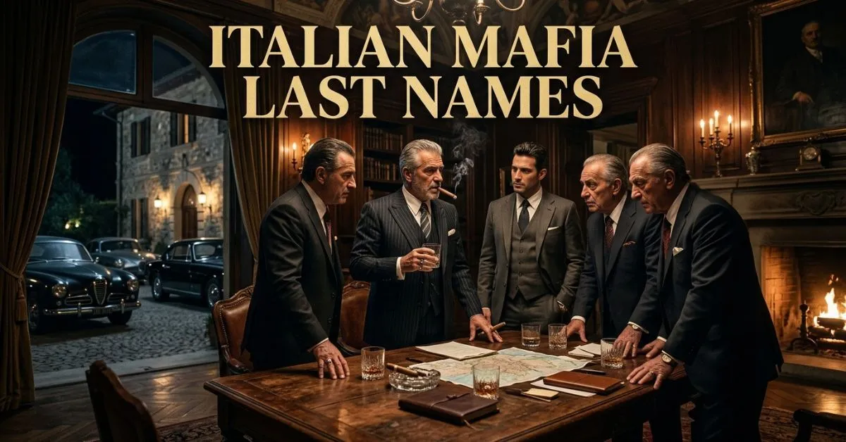 Italian Mafia Last Names