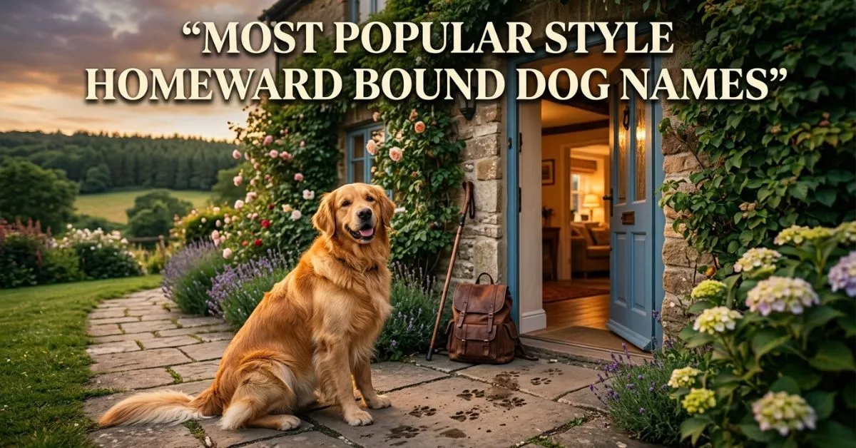 Most Popular Style Homeward Bound Dog Names