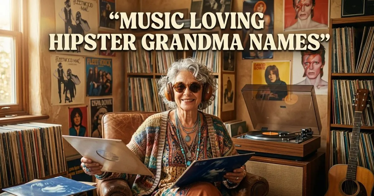 Music Loving Hipster Grandma Names