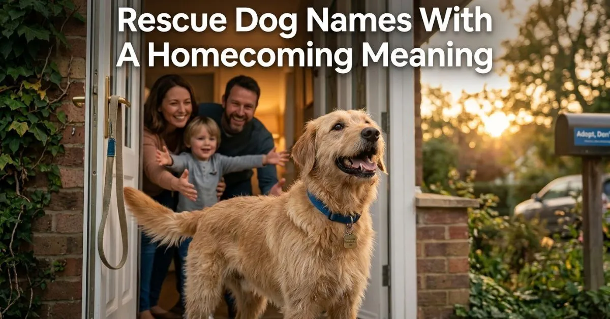 Rescue Dog Names With A Homecoming Meaning