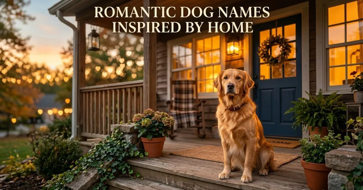 Romantic Dog Names Inspired By Home