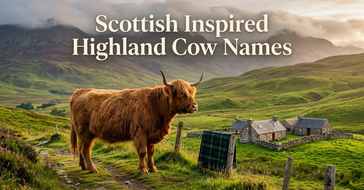 Scottish Inspired Highland Cow Names