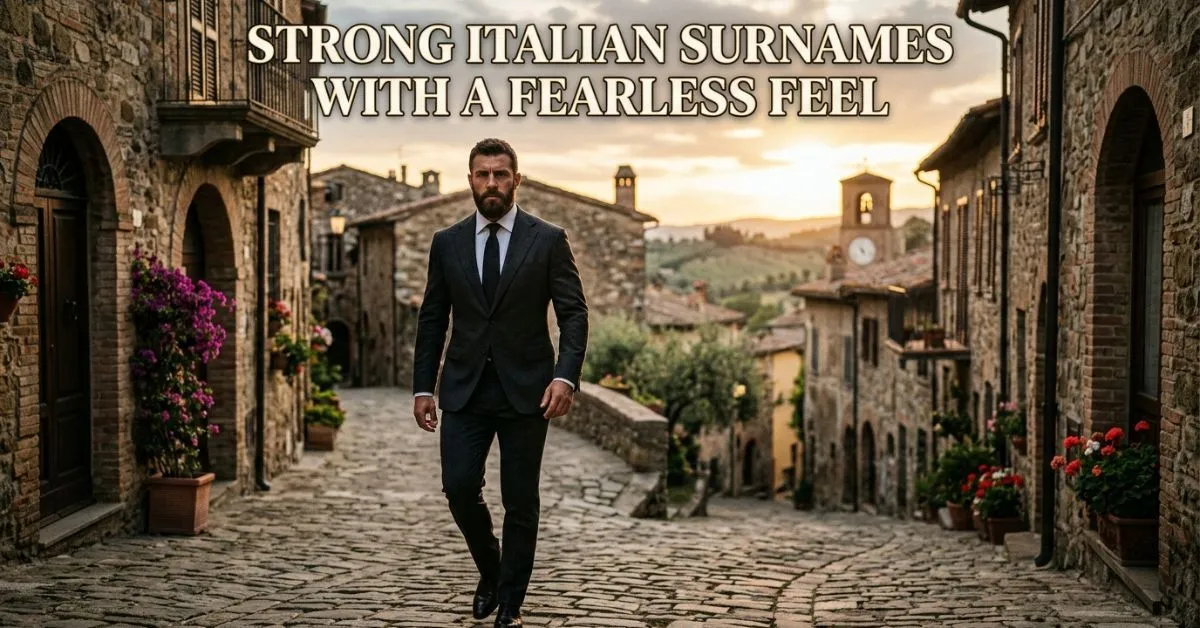 Strong Italian Surnames With A Fearless Feel