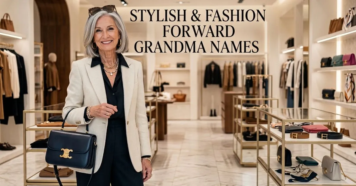 Stylish & Fashion Forward Grandma Names