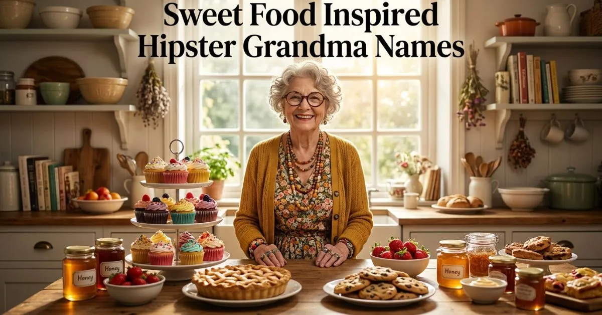Sweet Food Inspired Hipster Grandma Names