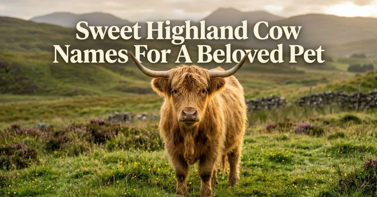 Sweet Highland Cow Names For A Beloved Pet