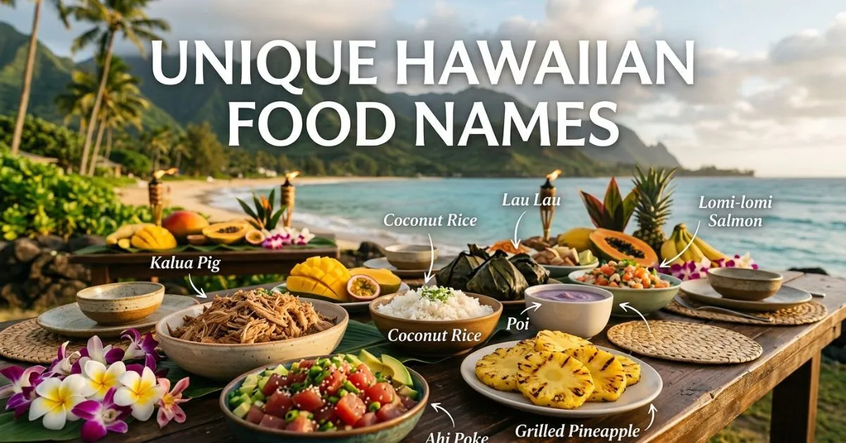 Unique Hawaiian Food Names