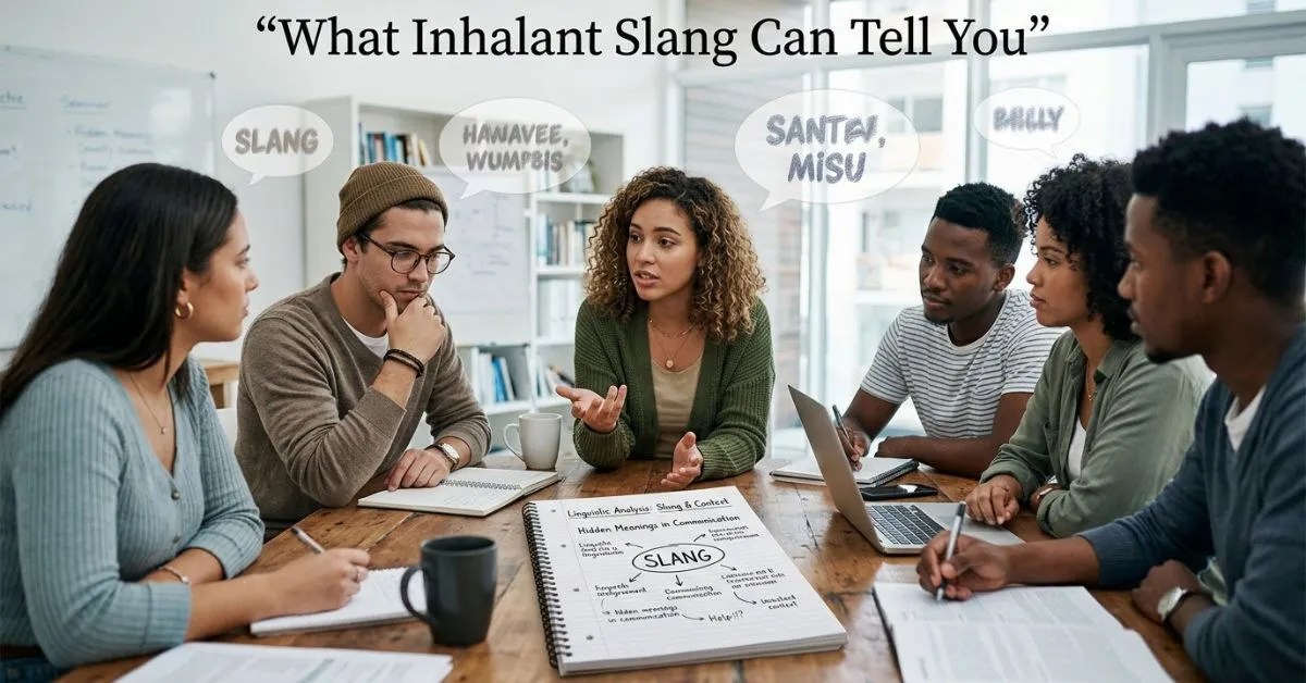 What Inhalant Slang Can Tell You